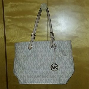 Michael Kors Cream Tote Bag